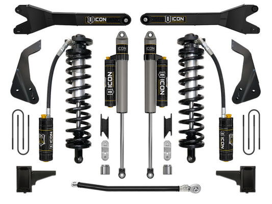 ICON 08-10 Ford F250/F350 4-5.5in Stage 4 Coilover Conversion System w/ Radius Arms