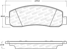 Load image into Gallery viewer, StopTech Premium Ceramic Rear Brake Pads - 308.13330