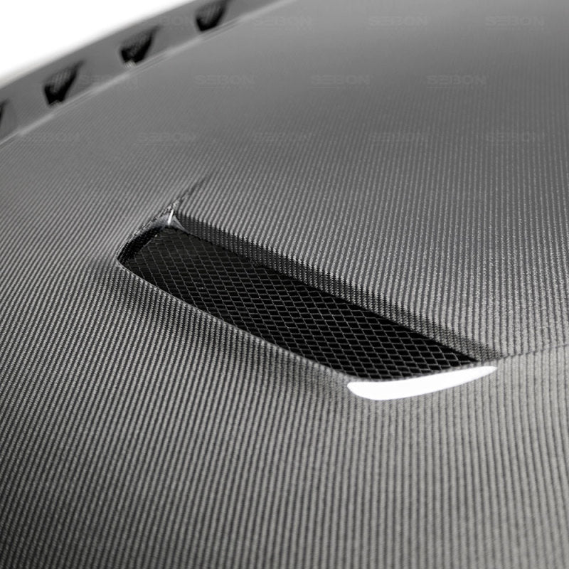 Seibon BT-style carbon fiber hood for 2018-2022 Lexus LC - HD18LXLCF-BT