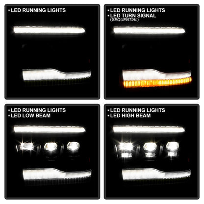 Spyder 13-18 Dodge RAM 1500 / 13-19 RAM 2500/3500 Projector Headlights SPYDER