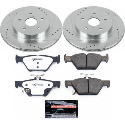 Power Stop 15-18 Subaru Legacy Rear Z26 Street Warrior Brake Kit PowerStop