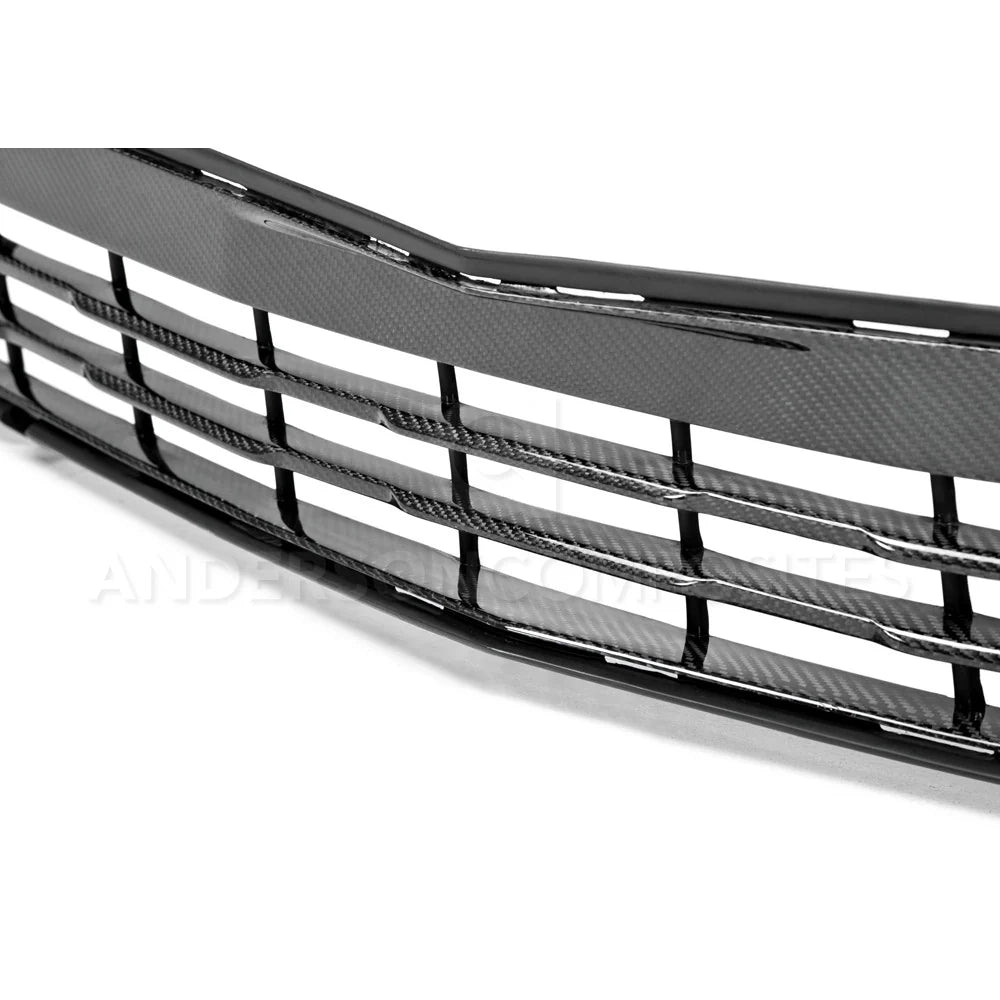 Anderson Composites 14-15 Chevrolet Camaro Carbon Fiber Front Lower Grille - AC-LG14CHCAM