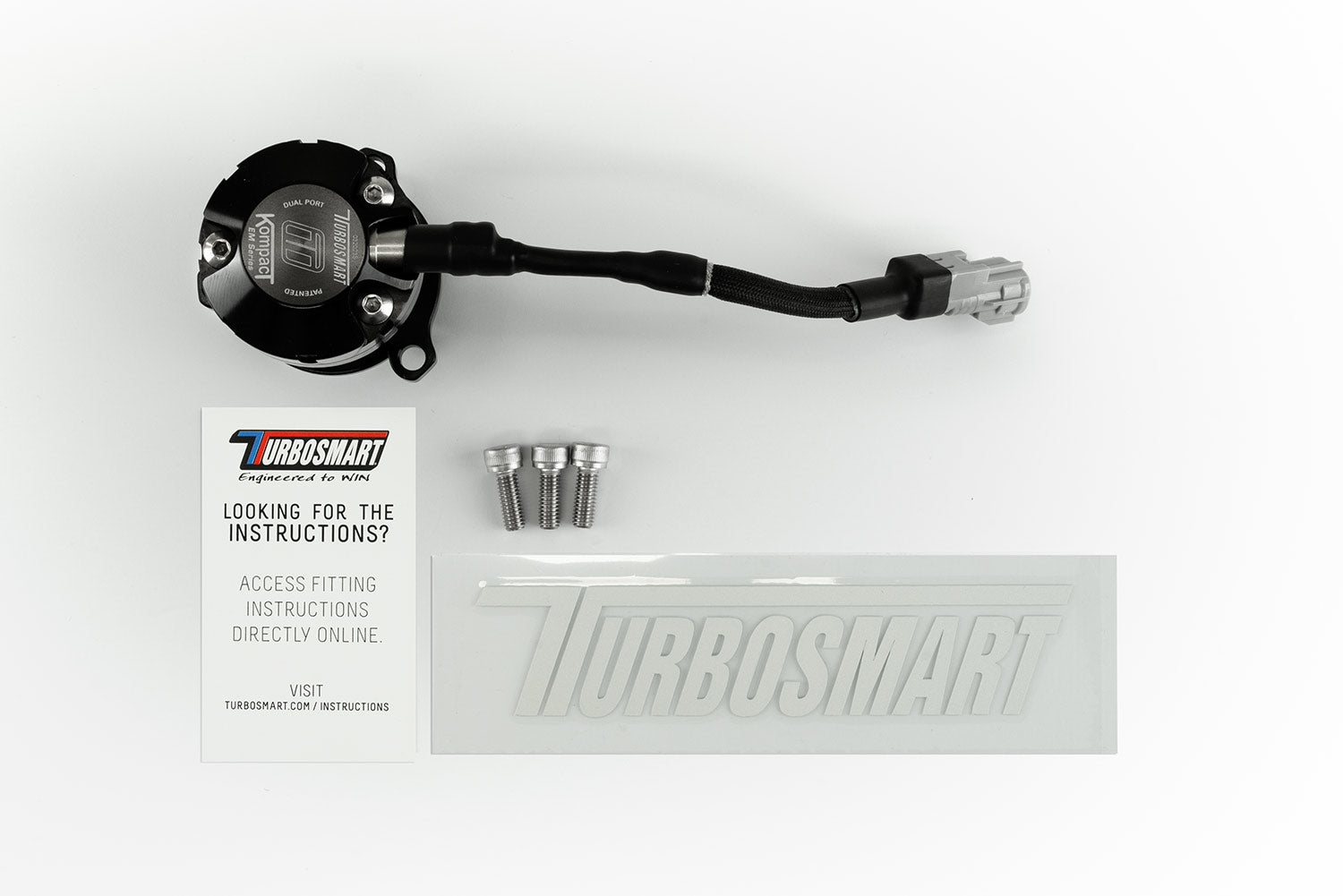 Turbosmart Kompact EM Blow Off Valve VR17 Dual Port - TS-0223-1077 Turbosmart