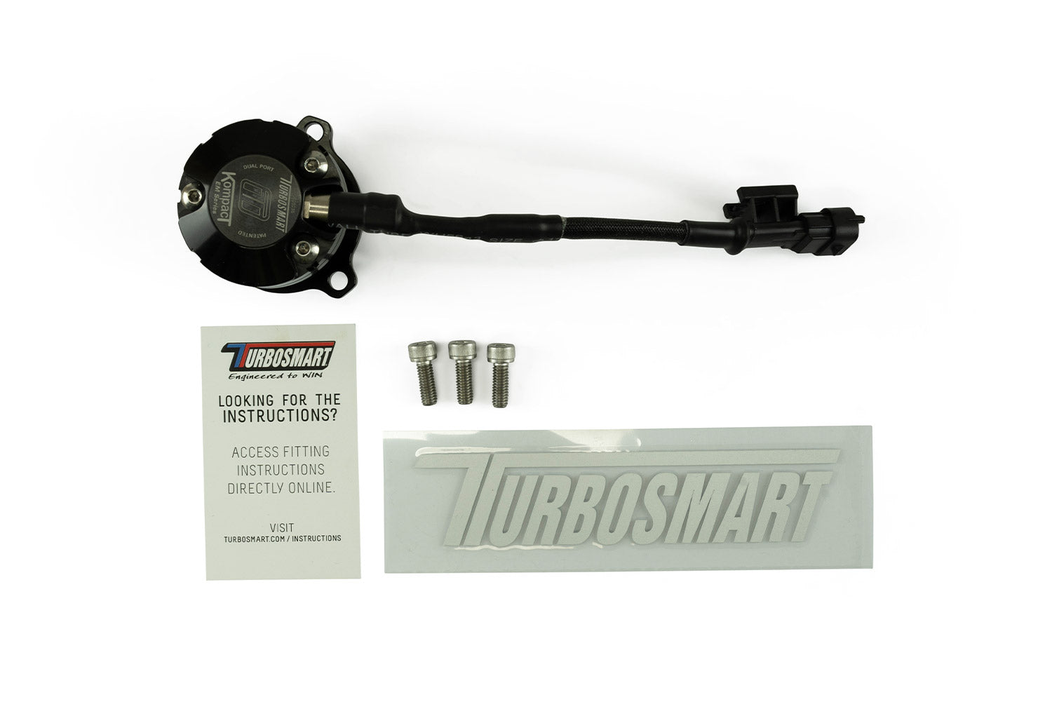 Turbosmart Kompact EM Blow Off Valve VR15 Dual Port - TS-0223-1084 Turbosmart