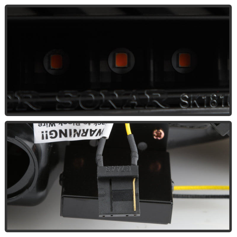 Spyder Mitsubishi Lancer/Evolution X 08-14 V2 LED Tail Lights - Black Smoke ALT-YD-ML08V2-SEQ-BSM SPYDER