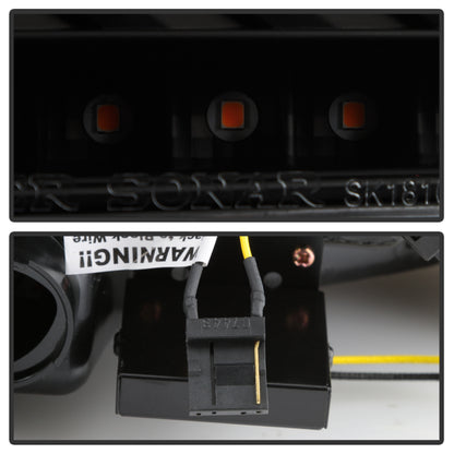 Spyder Mitsubishi Lancer/Evolution X 08-14 V2 LED Tail Lights - Black Smoke ALT-YD-ML08V2-SEQ-BSM SPYDER