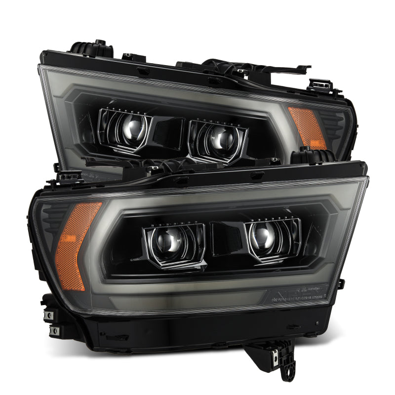 AlphaRex 880575 19-22 Ram 1500 LUXX LED Projector Headlights Alpha Black AlphaRex