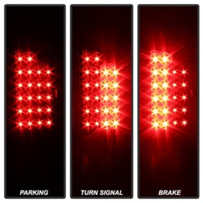 Xtune Dodge Ram 02-06 1500 / Ram 2500/3500 03-06 LED Tail Light Black ALT-JH-DR02-LED-BK SPYDER