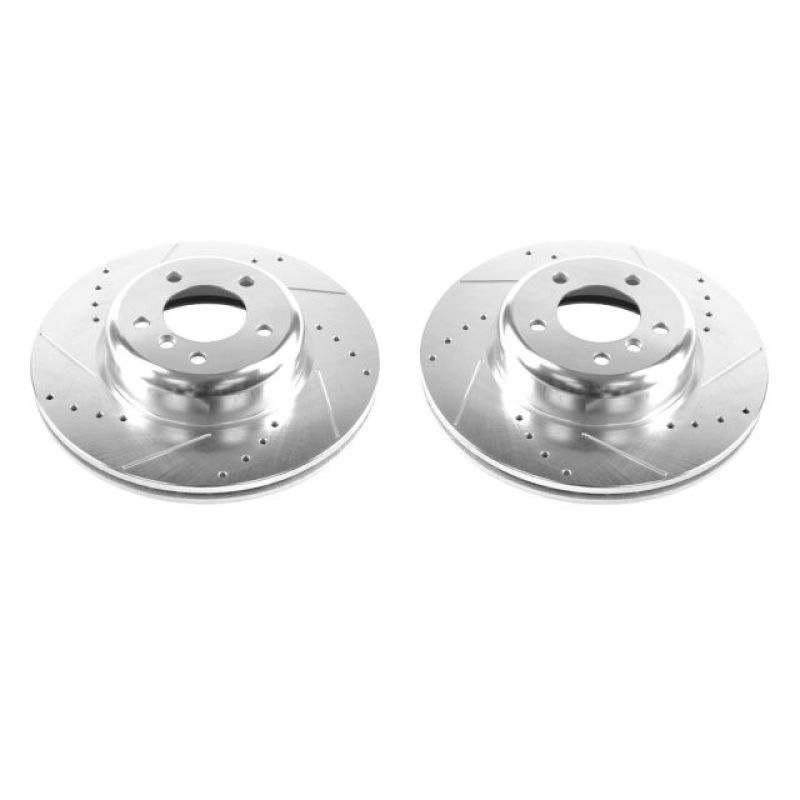 Power Stop 08-13 BMW 135i Front Evolution Drilled & Slotted Rotors - Pair PowerStop