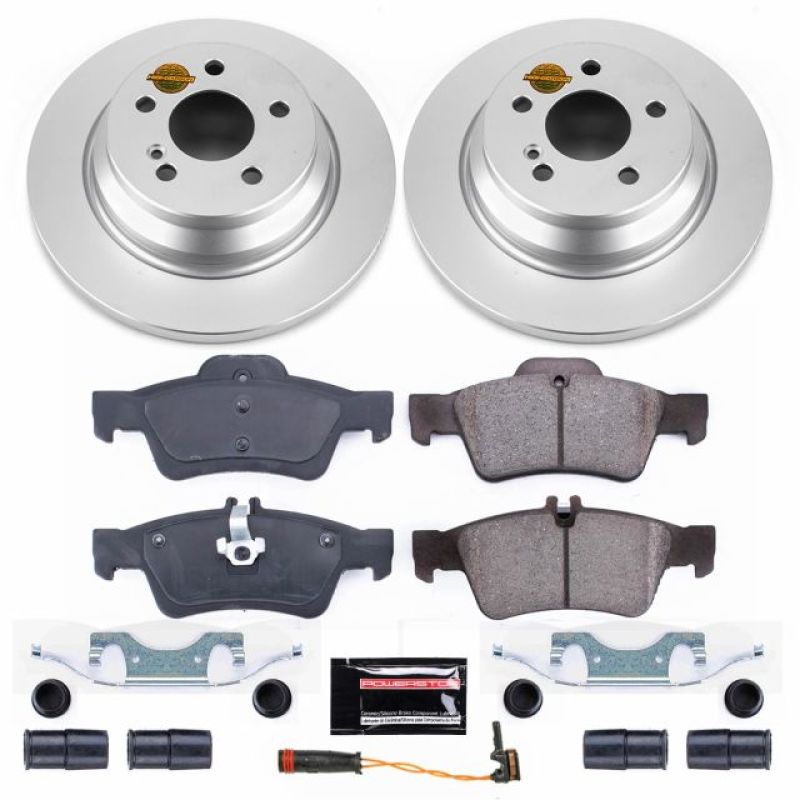 Power Stop 10-13 Mercedes-Benz S400 Rear Z23 Evolution Sport Coated Brake Kit PowerStop