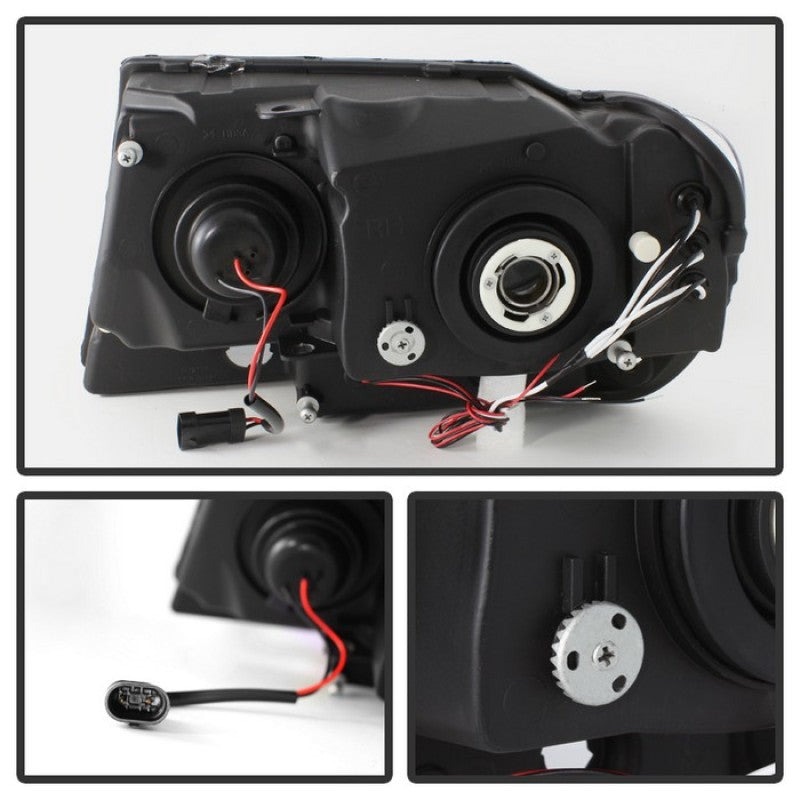 Spyder Jeep Grand Cherokee 99-04 Projector Headlights LED Halo LED Chrm - PRO-YD-JGC99-HL-C SPYDER
