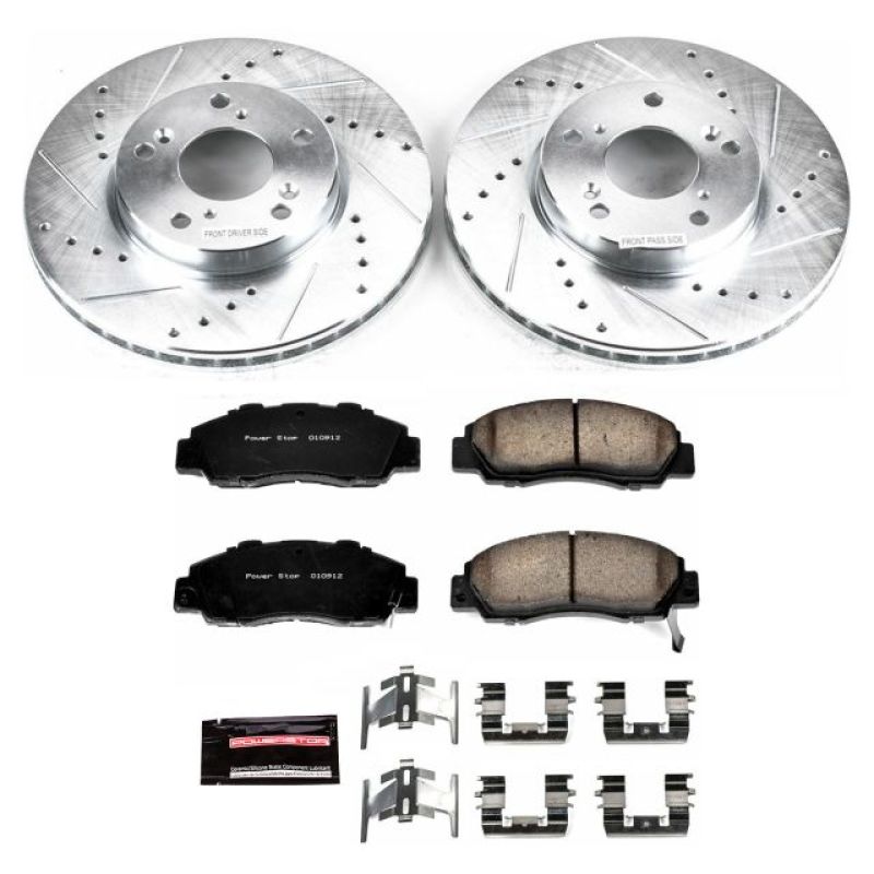 Power Stop 98-02 Honda Accord Front Z23 Evolution Sport Brake Kit PowerStop