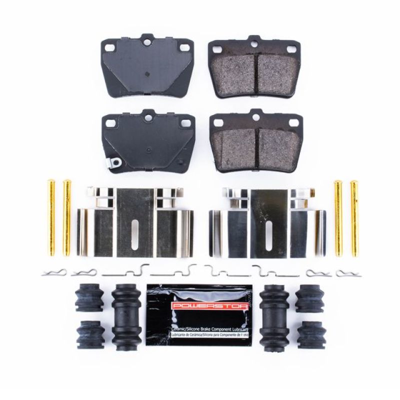 Power Stop 04-05 Toyota RAV4 Rear Z23 Evolution Sport Brake Pads w/Hardware PowerStop