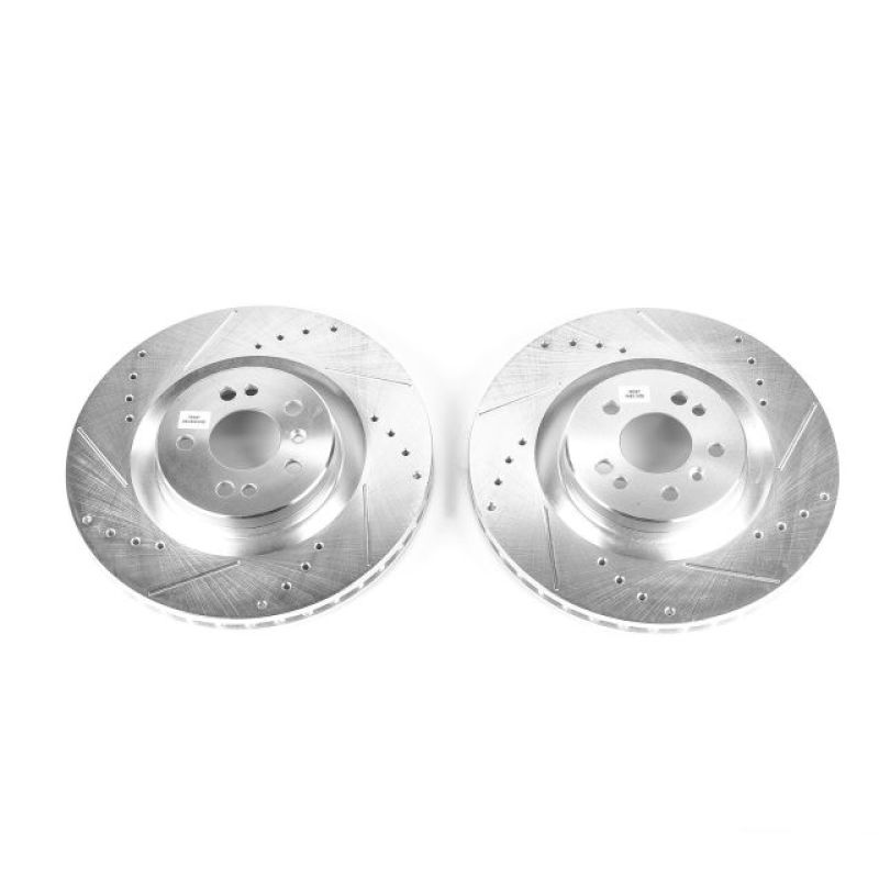 Power Stop 05-06 Mercedes-Benz G55 AMG Front Evolution Drilled & Slotted Rotors - Pair PowerStop