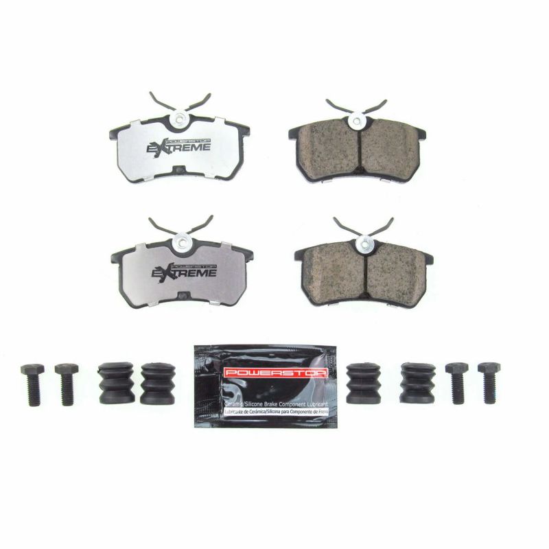 Power Stop 14-19 Ford Fiesta Rear Z26 Extreme Street Brake Pads w/Hardware PowerStop