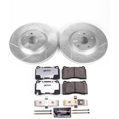 Power Stop 14-17 Buick Regal Front Z26 Street Warrior Brake Kit PowerStop