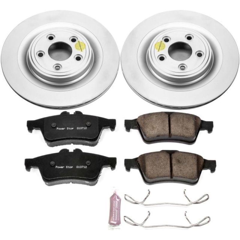 Power Stop 06-08 Jaguar S-Type Rear Z23 Evolution Sport Coated Brake Kit PowerStop