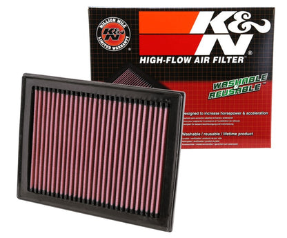 K&N 08 Nissan Sentra 2.5L Drop In Air Filter K&N Engineering