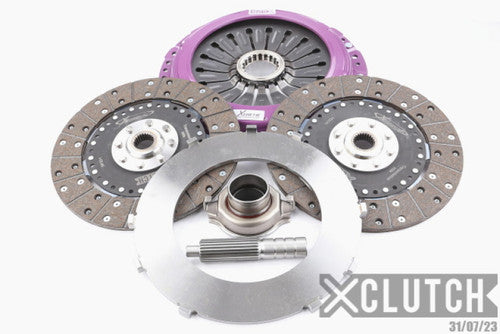 XClutch Subaru 9in Twin Solid Carbon Multi-Disc Service Pack