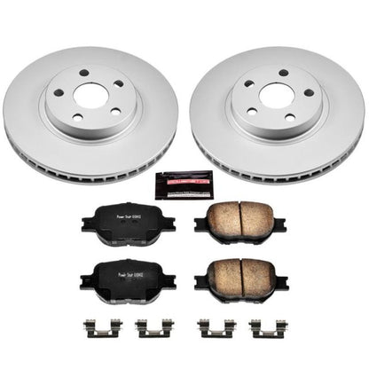 Power Stop 05-10 Scion tC Front Z17 Evolution Geomet Coated Brake Kit PowerStop