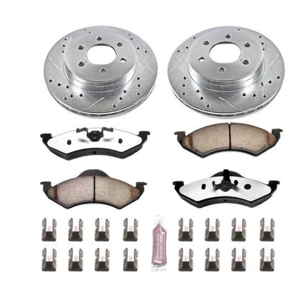 Power Stop 00-02 Dodge Dakota Front Z36 Truck & Tow Brake Kit PowerStop