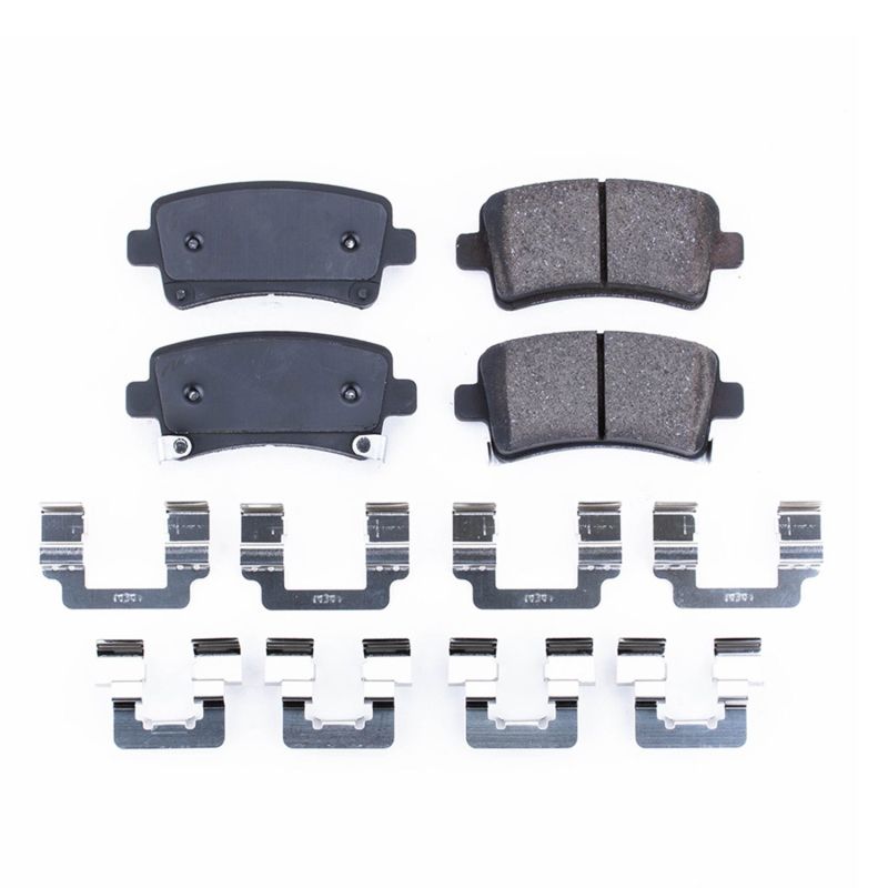 Power Stop 2010 Buick Allure Rear Z17 Evolution Ceramic Brake Pads w/Hardware PowerStop