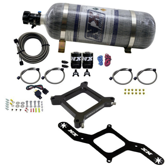 Nitrous Express 4150 Assassin Plate, Stage 6 Alcohol (50-300 HP) 12# Bottle - 67245-12