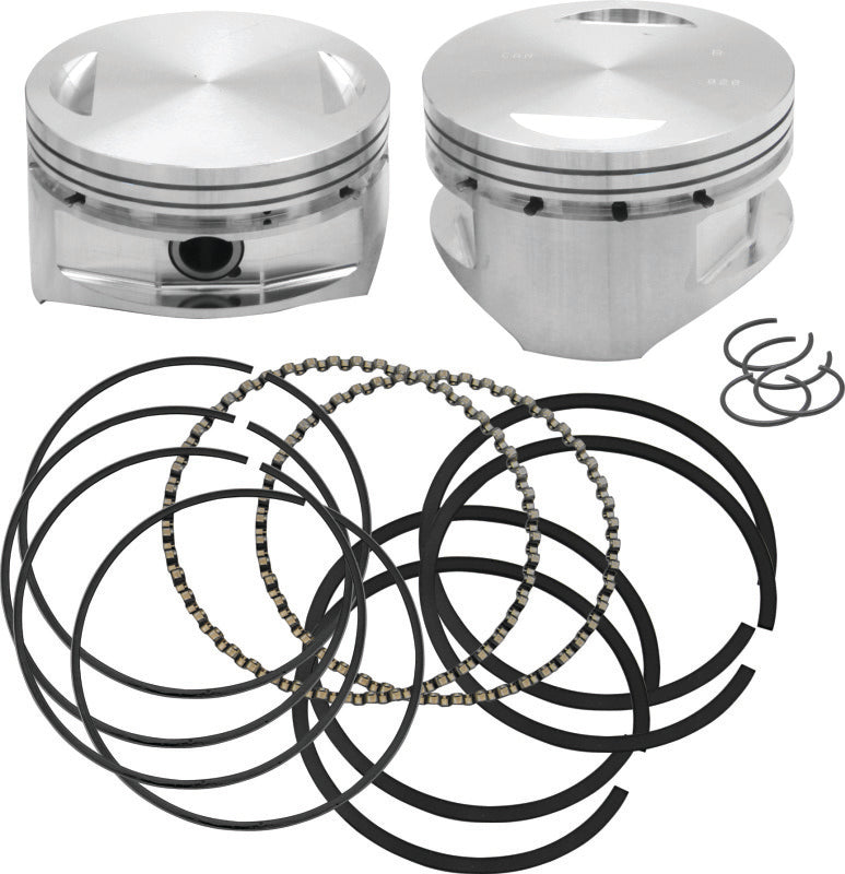 S&S Cycle 84-99 BT 4in Bore Forged Pistons - .020in - 92-1402