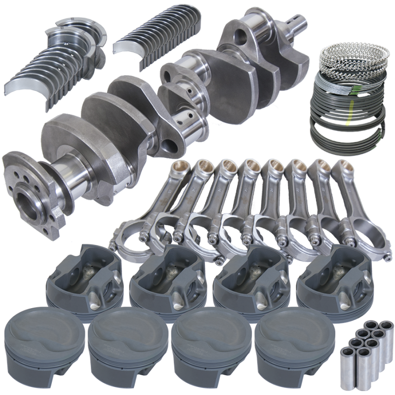 Eagle Chevy LT1350 1Pc 3.750in Crank 6.000in I-Beam Rods -16cc 4.040in Pistons Rotating Assembly