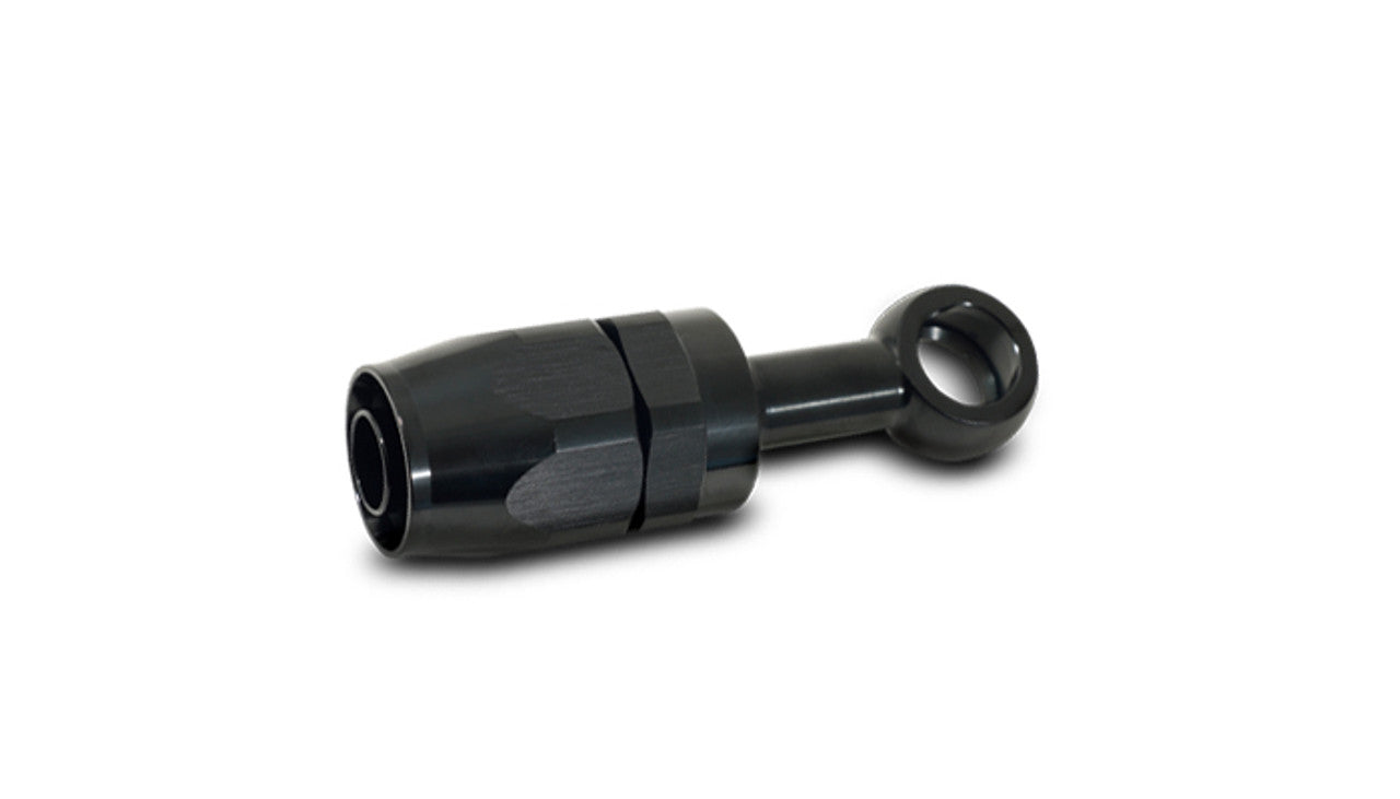 Vibrant Single -6AN x 8mm ID Banjo to Hose End Aluminum Fitting (24061)