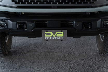 DV8 Offroad 21-23 Ford Bronco Capable Bumper Front License Plate Mount DV8 Offroad