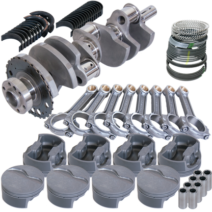 Eagle Chevy LS3 4.000in Crank 24 Tth Rlctor 6.125in I-Beam Rods 4.030in Pistons Rotating Assembly