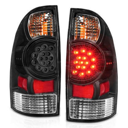 ANZO TOYOTA TACOMA 05-15 LED TAIL LIGHTS BLACK - 311042