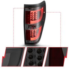 Load image into Gallery viewer, ANZO FORD F-150 09-14 LED TAIL LIGHTS G2 CHROME SMOKE LENS -311258