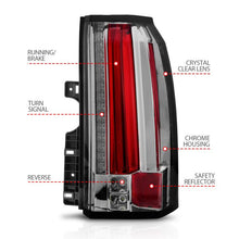 Load image into Gallery viewer, ANZO GMC YUKON / XL / DENALI 15-20 LED TAIL LIGHTS CHROME - 311277