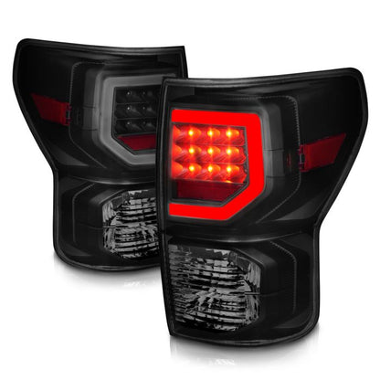 Anzo TOYOTA TUNDRA 07-13 LED PLANK STYLE TAIL LIGHTS BLACK SMOKE LENS - 311387 ANZO