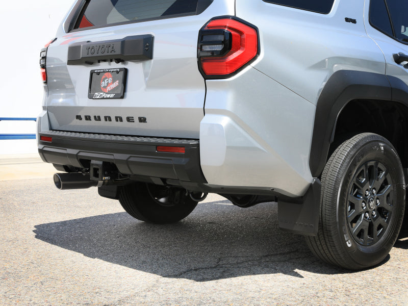 aFe Takeda 2-1/2 IN 304 Stainless Steel Cat-Back Exhaust System w/ Black Tip - 49-36080-B