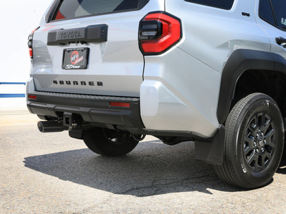 aFe Takeda 2-1/2 IN 304 Stainless Steel Cat-Back Exhaust System w/ Black Tip - 49-36080-B
