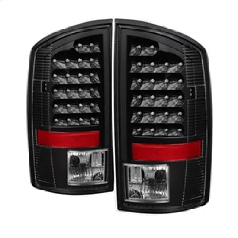 Xtune Dodge Ram 02-06 1500 / Ram 2500/3500 03-06 LED Tail Light Black ALT-JH-DR02-LED-BK SPYDER