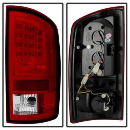 Spyder Dodge Ram 02-06 1500 Version 2 LED Tail Light - Red Clear ALT-YD-DRAM02V2-LED-RC SPYDER