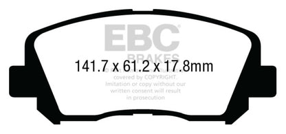 EBC RedStuff Front Brake Pads - DP33007C EBC
