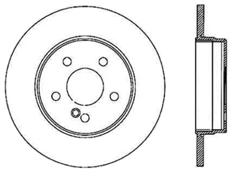 StopTech Drilled Sport Brake Rotor Stoptech