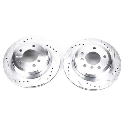 Power Stop 2006 BMW 325xi Rear Evolution Drilled & Slotted Rotors - Pair PowerStop