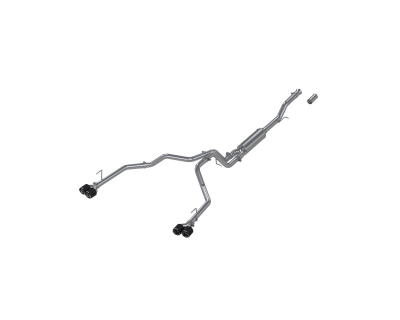 MBRP 21-24 Chevrolet Surburban XL 5.3L 3in T304 SS 2.5in Dual Split Carbon Fiber Cat-back MBRP