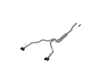 MBRP 21-24 Chevrolet Surburban XL 5.3L 3in T304 SS 2.5in Dual Split Carbon Fiber Cat-back MBRP