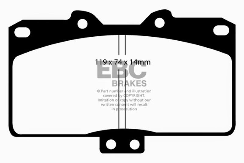 EBC GreenStuff Front Brake Pads - DP21097