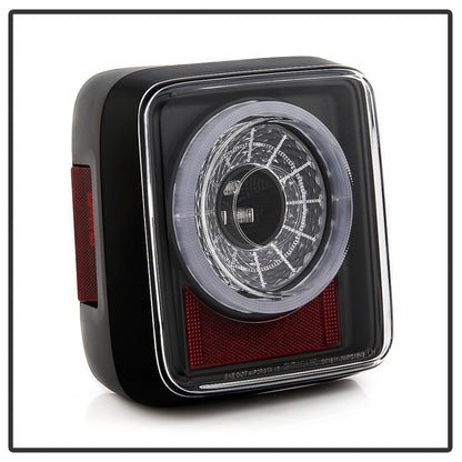 Spyder 19-20 Jeep Wrangler - Full LED Tail Lights - Seq Turn Signal - Black ALT-YD-JW19-SEQ-BK SPYDER