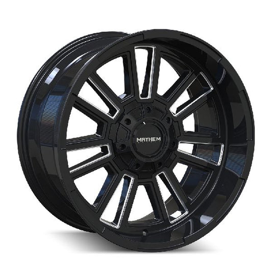 Mayhem 8306 Ridgeline 17x8.5 / 6x135 BP / -6mm Offset / 87.1mm Hub Satin Black Wheel