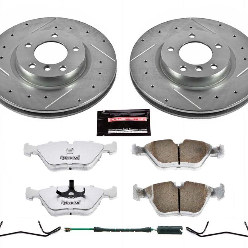 Power Stop 95-99 BMW M3 Front Z26 Street Warrior Brake Kit PowerStop