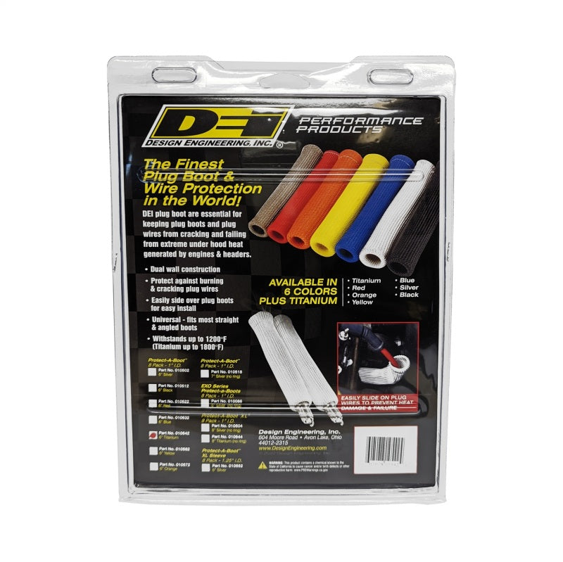 DEI Protect-A-Boot - 6in - 8-pack - Titanium DEI